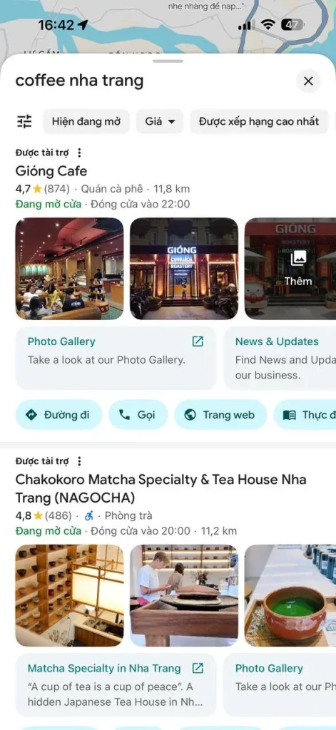 SEO google maps Nha Trang